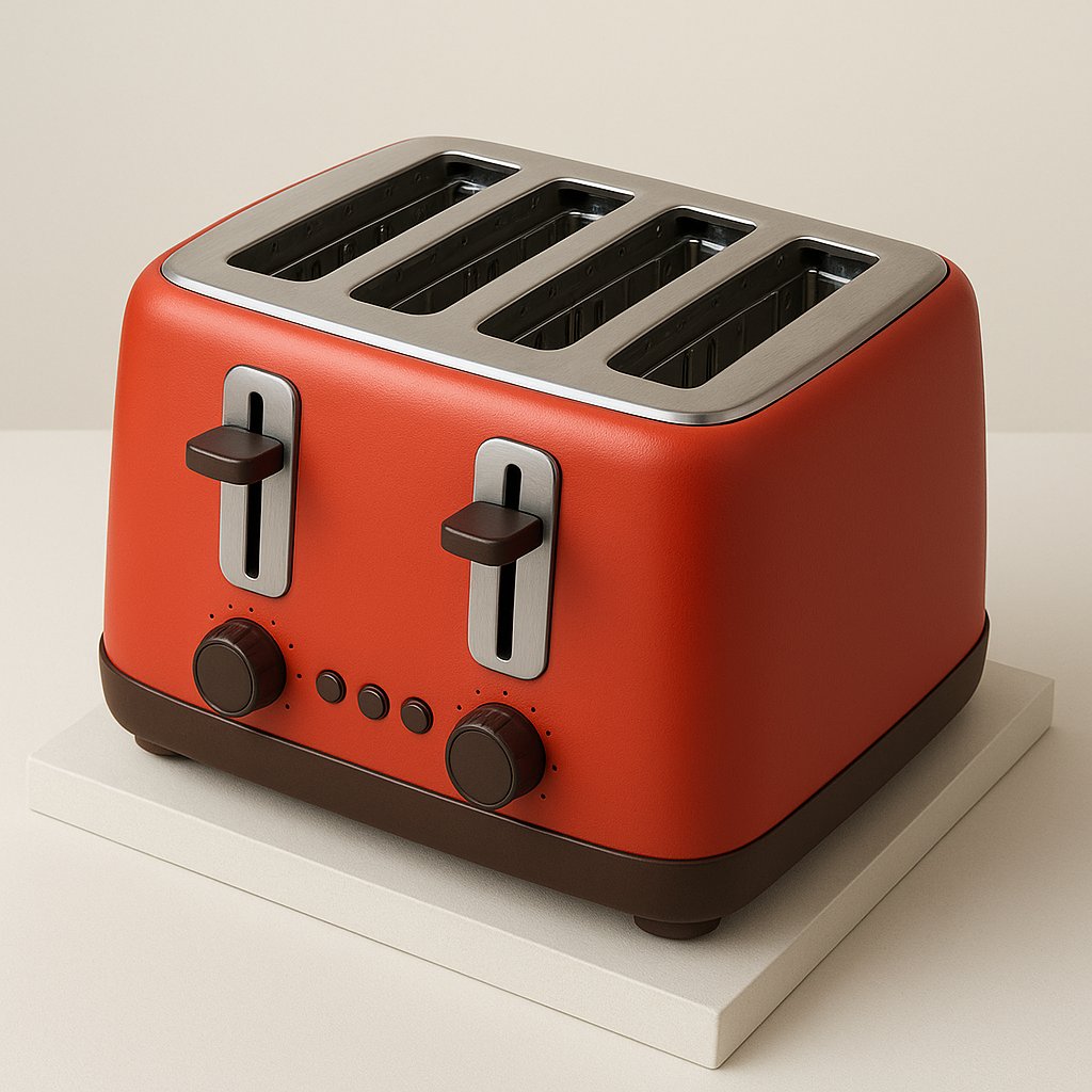 Four-Slot Family Toaster